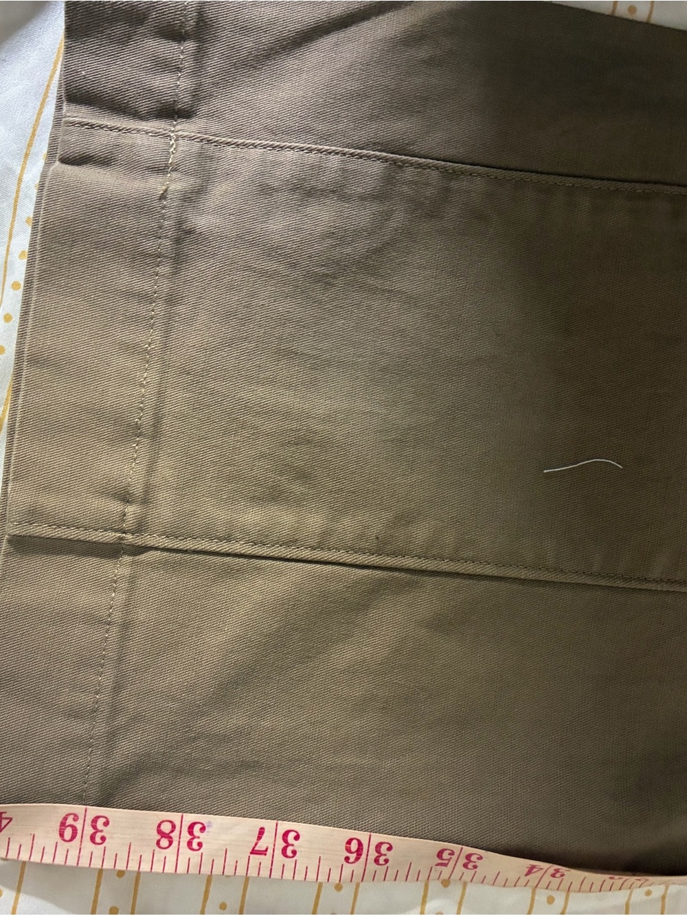 Duluth Trading Co Olive Wide-Leg Utility Jeans - Picture 9 of 14